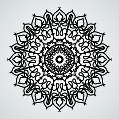 decorative concept abstract mandala illustration. EPS 10