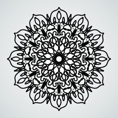 decorative concept abstract mandala illustration. EPS 10