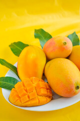 Photo of fresh mango fruit high in vitamins