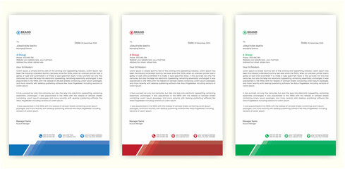 Awesome letterhead design, Abstract modern Letterhead Design Template, Creative pad design, Newsletter design template