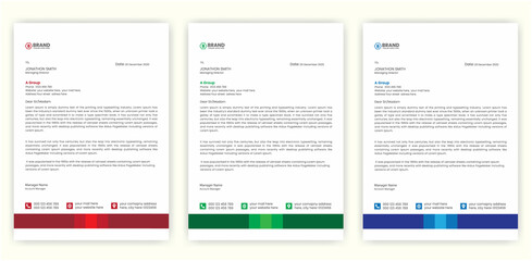 Awesome letterhead design, Abstract modern Letterhead Design Template, Creative pad design, Newsletter design template