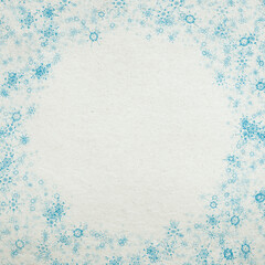 christmas background with snowflakes