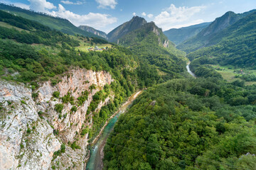 Tara Canyon and river,Durmitor national Park,Montenegro,Eastern Europe.