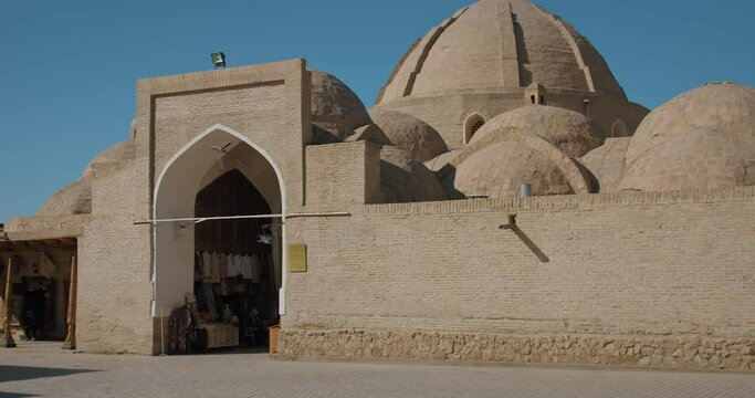 Toki Zargaron Jewelry Trading Dome in Bukhara, Uzbekistan.
