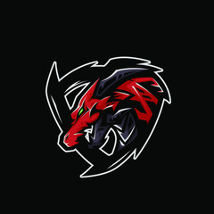 Dragon Myth Esport Mascot Logo