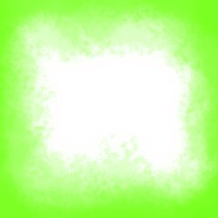 Beautifull handdrawn watercolor pattern with cute light green frame with the white center for photo, background or text