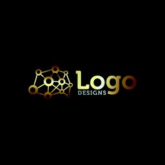 abstarct brain logo design vector