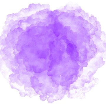 Cute handdrawn abstract pattern looking like a watercolor purple and white cloud. Good for design, printing mobile phone