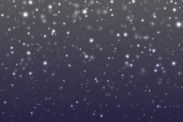 stylist shinning beautiful light glitters snow fall on a transparent background with text space for your text.glitter snow fall background for presentation,wallpaper,invitation and celebration.