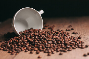  coffee beans freshly brewed beverage close-up food