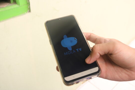 February 19, 2020, Sleman, Indonesia: Mola TV is a multiplatform cable television, IPTV, and on-demand-over-the-top video service in Indonesia and Timor Leste owned and operated by Djarum Media.