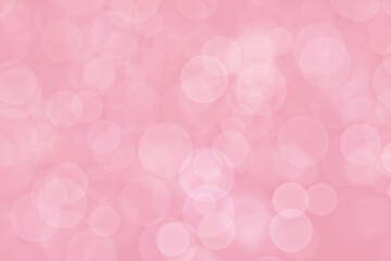 Abstract pink bokeh background. Illustration.