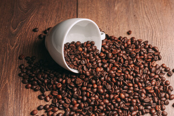 a cup of coffee freshly brewed beverage photograph of the object