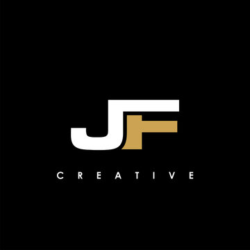 JF Letter Initial Logo Design Template Vector Illustration