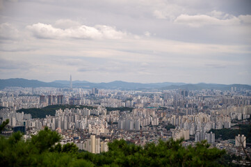 view of the city