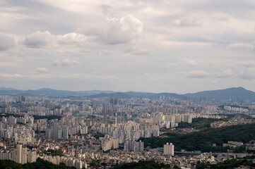 Fototapeta na wymiar view of the city of town