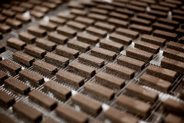 Chocolate production factory - production line. High quality photoChocolate production factory -...