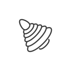 Children's Pyramid line icon