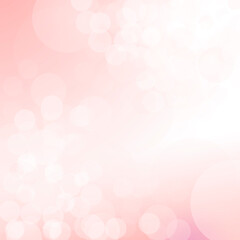 Bokeh on a pink background. Abstract background