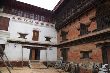 Fototapeta na wymiar ネパールの世界遺産カトマンズの谷　バクタプル
