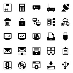 Glyph icons for data science.