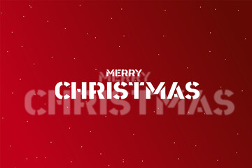 Winter Christmas composition. Merry Christmas text Calligraphic Lettering Vector illustration.