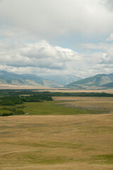 Altai steppe and mountains
