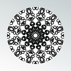 decorative concept abstract mandala illustration. EPS 10