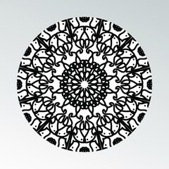 decorative concept abstract mandala illustration. EPS 10