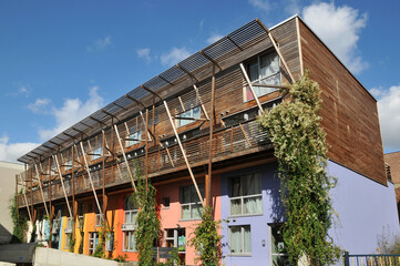 Colorful eco apartments in Brussels