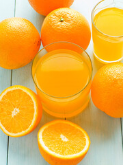 Orange juice in glass