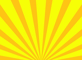 Hintergrund: Strahlen und Streifen in orange gelb