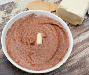 Traditional African sorghum porridge