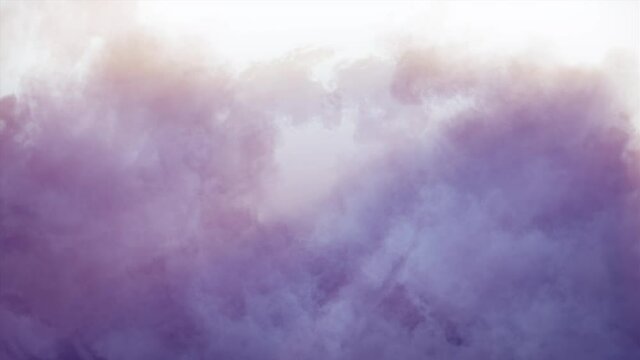 Passing Clouds Fly in the Sky Loop. Soft clouds fly in the sky background seamless loop animation.