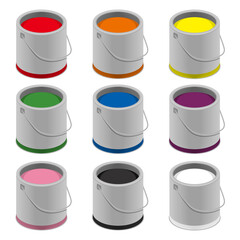 ペンキのイラスト