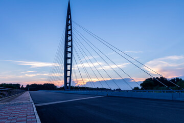 The bridge in the evening