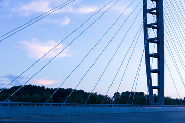 The bridge in the evening