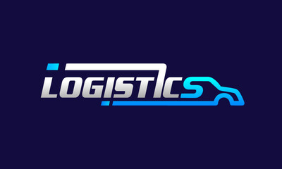 Auto Truck Transport Logistics Logo Design Vector Icon Illustrations.
