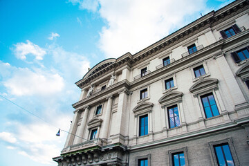 Obraz premium Antique building view in Rome, ITALY