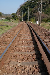 Fototapeta premium 肥薩おれんじ鉄道