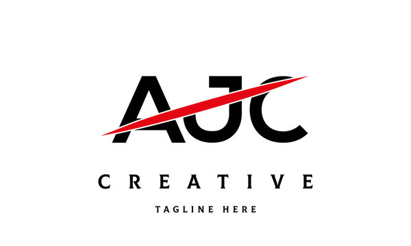 AJC creative three latter logo vector