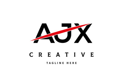 AJX creative three latter logo vector