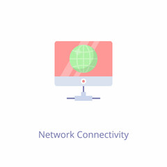 Network Connectivity icon in vector. Logotype