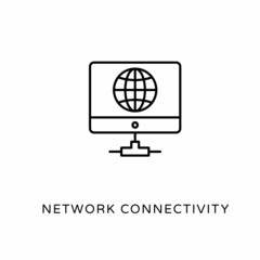 Network Connectivity icon in vector. Logotype