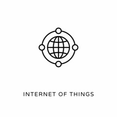 Internet Of Things icon in vector. Logotype