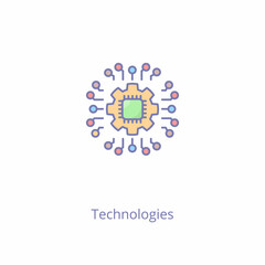 Loading icon in vector. Logotype