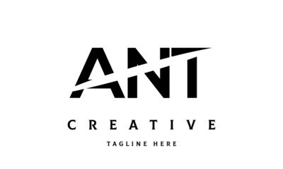 ANT creative three latter logo vector