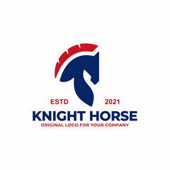 Horse logo design template.