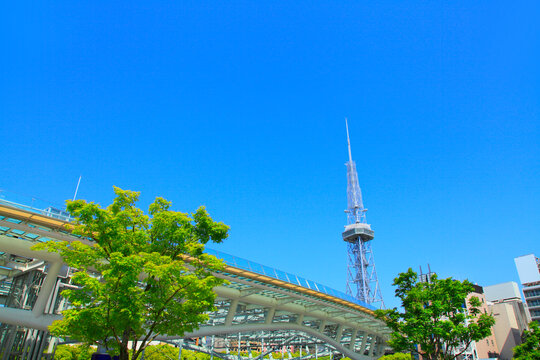 名古屋テレビ塔とオアシス21 の画像 3 件の Stock 写真 ベクターおよびビデオ Adobe Stock
