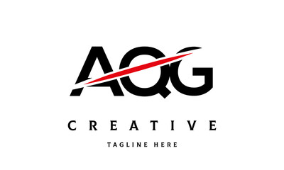 AQG creative three latter logo vector
